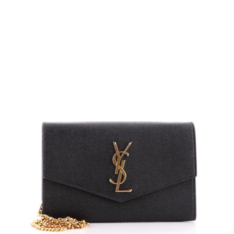 Saint Laurent Uptown Chain Wallet Leather