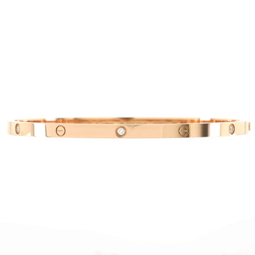 Cartier Love 6 Diamond Bracelet 18K Rose Gold and Diamonds Small
