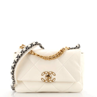 Chanel 19 Flap Bag Quilted Leather Medium