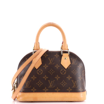 Louis Vuitton Alma Handbag Monogram Canvas BB