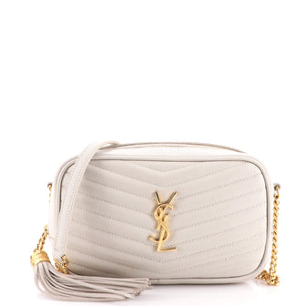 Saint Laurent Lou Camera Bag Matelasse Chevron Leather Mini