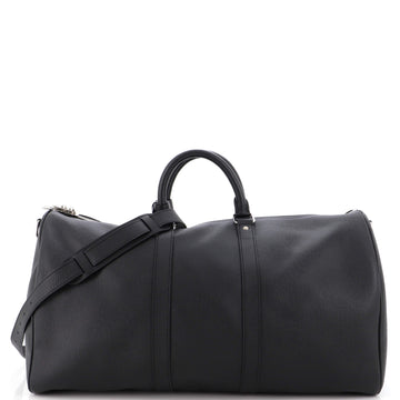 Louis Vuitton Keepall Bandouliere Bag Taiga Leather 50