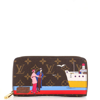 Louis Vuitton Limited Edition Monogram Canvas ILLUSTRE Zippy Wallet