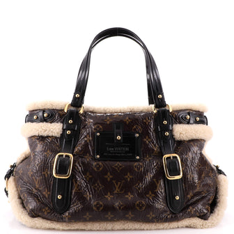 Louis Vuitton Thunder Handbag Limited Edition Monogram and Shearling