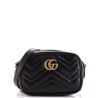 Gucci GG Marmont Shoulder Bag Matelasse Leather Mini