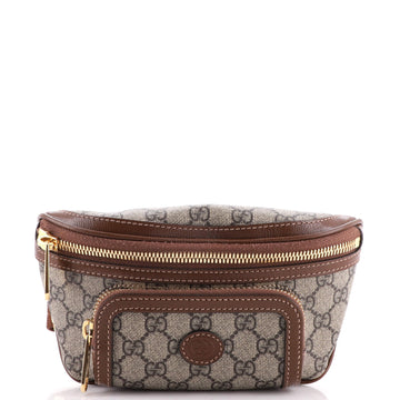 Gucci Interlocking G Patch Belt Bag GG Coated Canvas