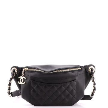 Chanel Bi Classic Waist Bag Quilted Lambskin