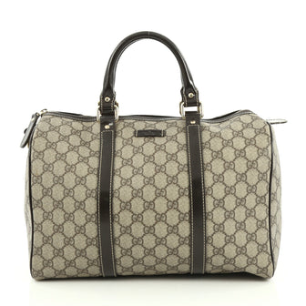Gucci Joy Boston Bag GG Coated Canvas Medium Brown 2008102