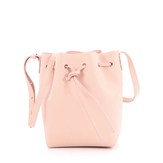 Mansur Gavriel Bucket Bag Leather Mini Pink 2008301