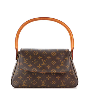 Louis Vuitton Looping Handbag Monogram Canvas Mini
