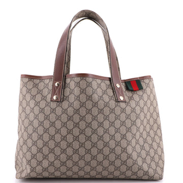 Gucci Web Loop Tote GG Coated Canvas Medium