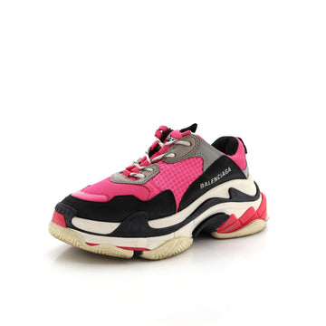 Balenciaga Women's Triple S Sneakers Fabric and Mesh with Leather