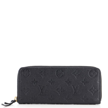 Louis Vuitton Clemence Wallet Monogram Empreinte Leather