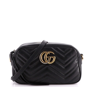 Gucci GG Marmont Shoulder Bag Matelasse Leather Small