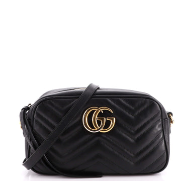Gucci GG Marmont Shoulder Bag Matelasse Leather Small