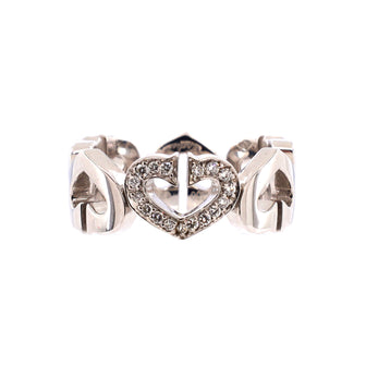 Cartier C Heart of Cartier Ring 18K White Gold with Diamonds