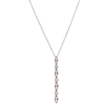 Tiffany & Co. Jazz Swing Pendant Necklace Platinum with Diamonds