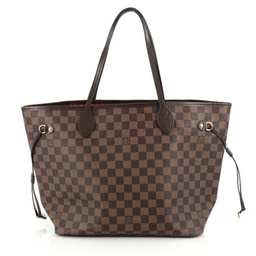 Louis Vuitton Neverfull NM Tote Damier MM Brown 2009003