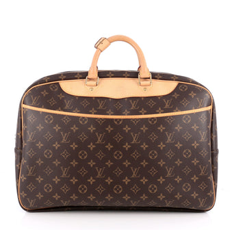 Louis Vuitton Alize Bag Monogram Canvas 24 Heures Brown 2009101
