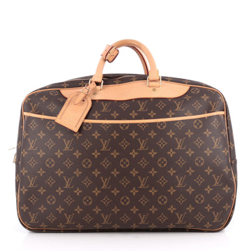 Louis Vuitton Alize Bag Monogram Canvas 24 Heures Brown 2009102