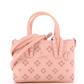 Christian Louboutin Cabata East West Tote Perforated Leather Mini
