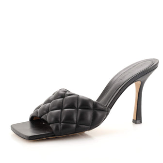 Bottega Veneta Women's The Padded Heeled Sandals Quilted Leather