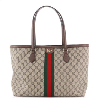 Gucci Ophidia Shopping Tote GG Coated Canvas Medium