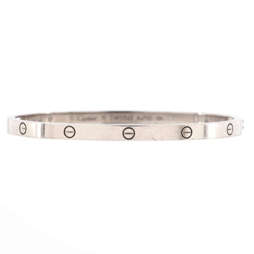 Cartier Love Bracelet 18K White Gold Small