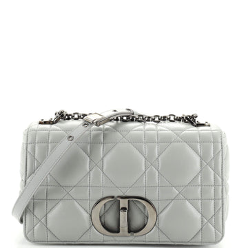 Christian Dior Caro Bag Macrocannage Quilt Calfskin Medium