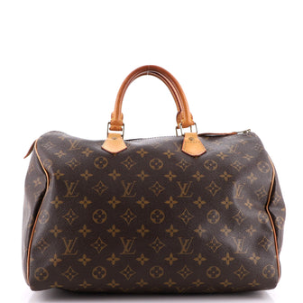 Louis Vuitton Speedy Handbag Monogram Canvas 35