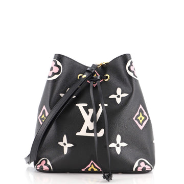 Louis Vuitton NeoNoe Handbag Wild at Heart Monogram Giant MM