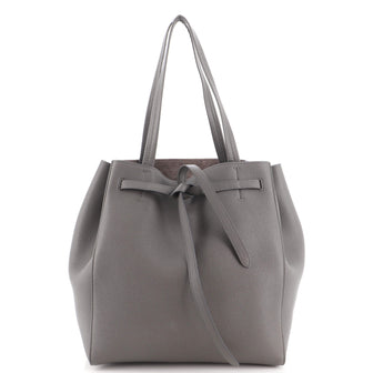 Celine Phantom Tie Cabas Tote Leather Small