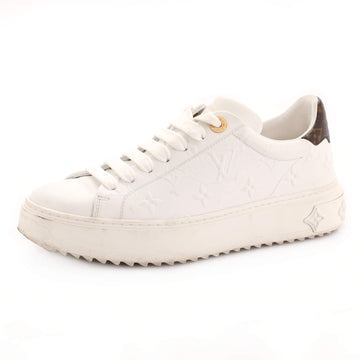 Louis Vuitton Women's Time Out Sneakers Monogram Embossed Leather