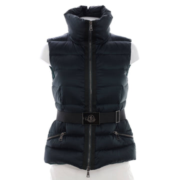 Moncler Women's Tareg Puffer Belted Vest Quilted Polyester Blend with Down