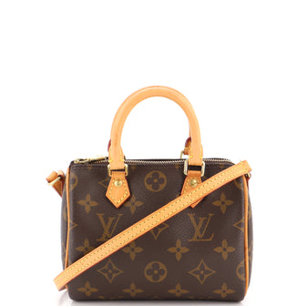 Louis Vuitton Speedy Bandouliere Bag Monogram Canvas Nano
