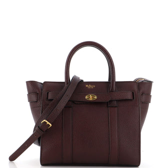 Mulberry Bayswater Zipped Tote Leather Mini