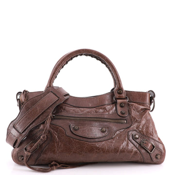 Balenciaga First Classic Studs Bag Leather