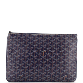 Goyard Senat Zip Pouch Coated Canvas MM