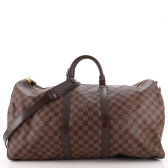 Louis Vuitton Keepall Bandouliere Bag Damier 55