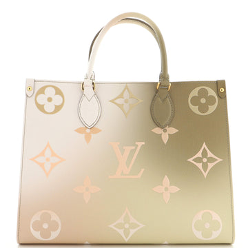 Louis Vuitton OnTheGo Tote Spring in the City Monogram Giant Canvas MM