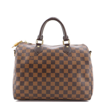 Louis Vuitton Speedy Bandouliere Bag Damier 30