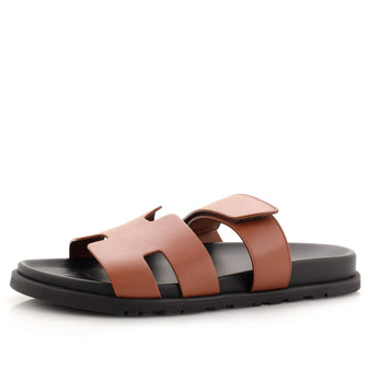 Hermes Men's Chypre Sandals Leather