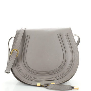 Chloe Marcie Saddle Bag Leather Medium