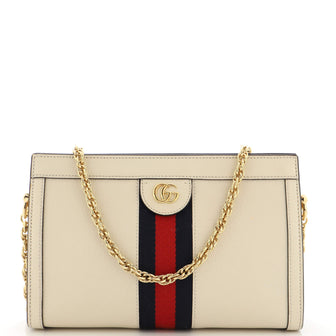 Gucci Ophidia Chain Shoulder Bag Leather Small