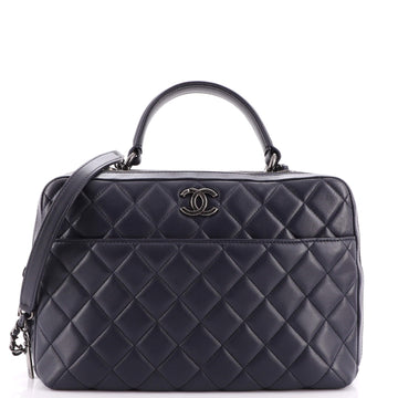 Chanel Trendy CC Bowling Bag Quilted Lambskin Medium
