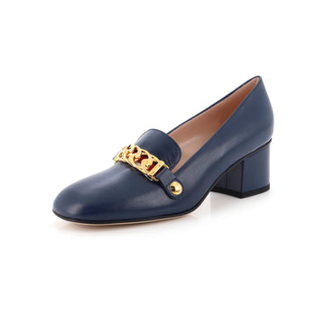 Gucci Women's Sylvie Chain Link Loafers Leather