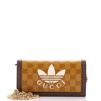 Gucci x adidas Wallet on Chain GG Coated Canvas