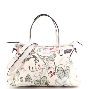 Gucci Convertible Zip Tote Flora Canvas Small