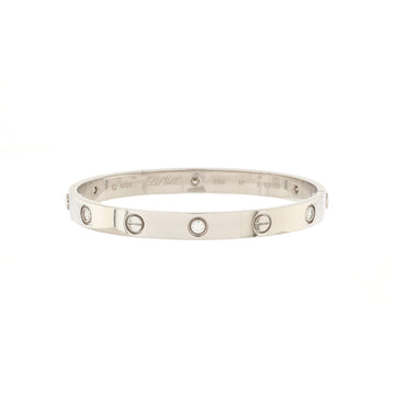 Cartier Love 6 Diamond Bracelet 18K White Gold and Diamonds