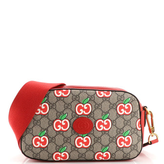 Gucci Camera Messenger Bag Printed GG Coated Canvas
